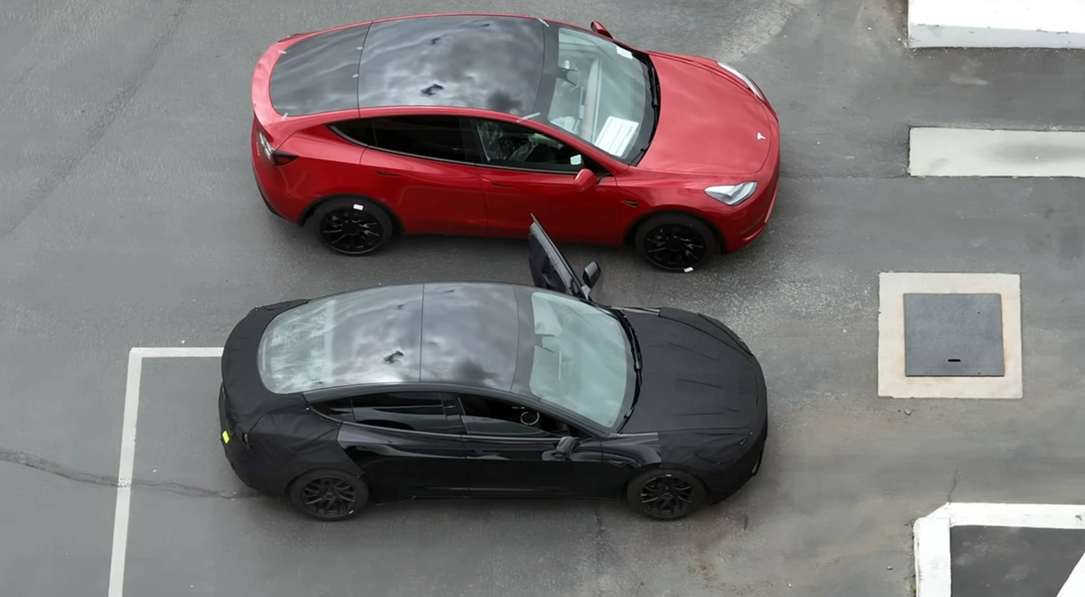 疑似新款Model 3工厂实拍图曝光，新车已完成车间产线调试